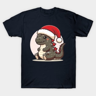 Cute Godzilla X Mas T-Shirt